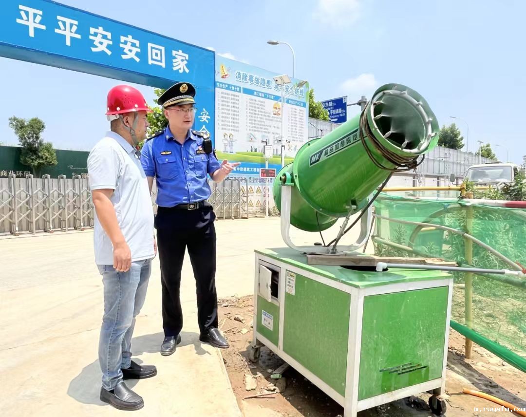 雨花在建项目新进度，工友消暑有“凉方”